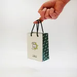 Бумажный пакет мини 10х14х6 см